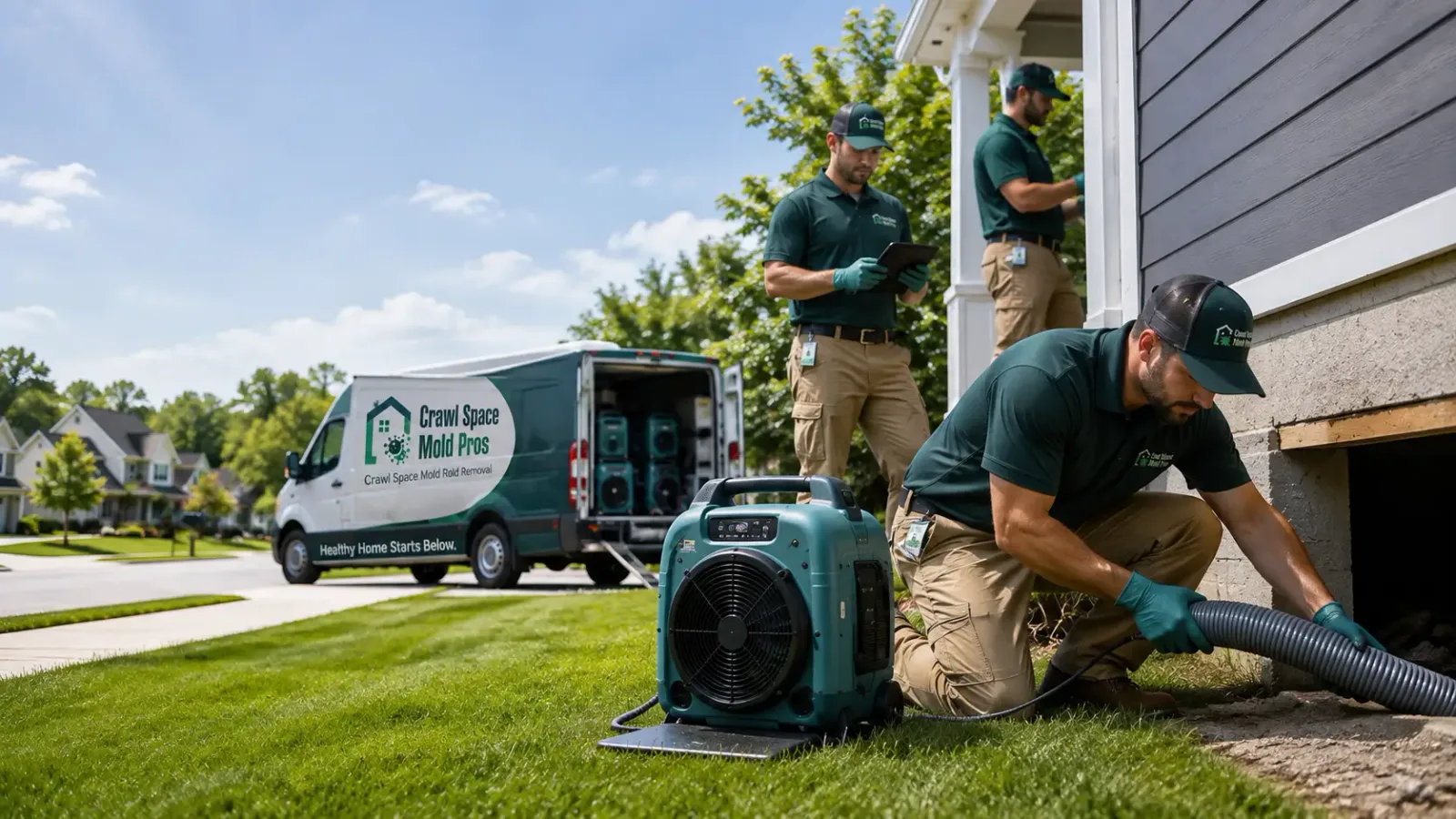 Crawl Space Mold Removal in Juda, WI